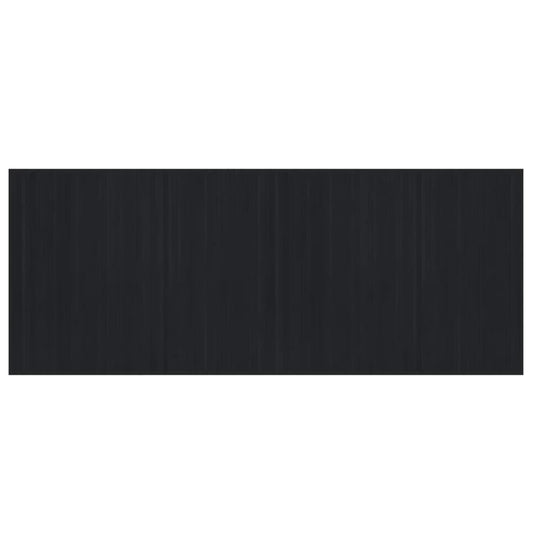Rug Rectangular Black80x200 cm Bamboo Rug Rectangular Black80x200 cm Bamboo