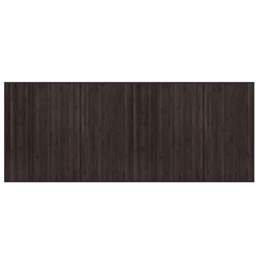 Rug Rectangular Dark Brown80x200 cm Bamboo Rug Rectangular Dark Brown80x200 cm Bamboo