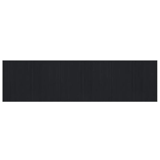Rug Rectangular Black80x300 cm Bamboo Rug Rectangular Black80x300 cm Bamboo