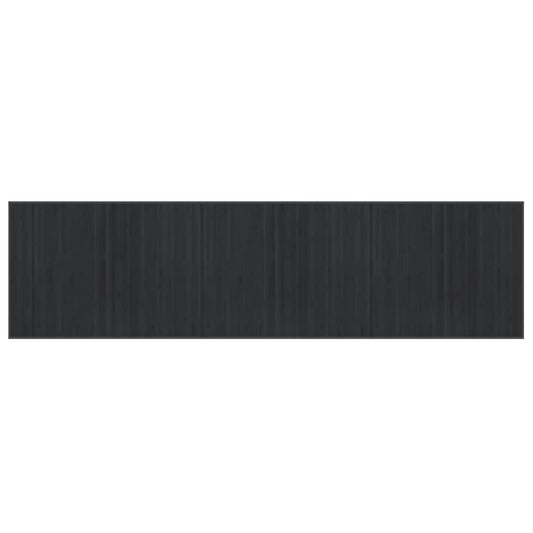 Rug Rectangular Grey80x300 cm Bamboo Rug Rectangular Grey80x300 cm Bamboo