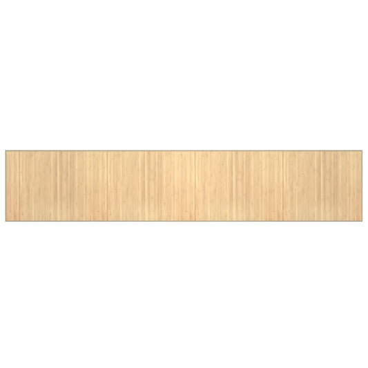 Rug Rectangular Light Natural 80x400 cm Bamboo Rug Rectangular Light Natural 80x400 cm Bamboo