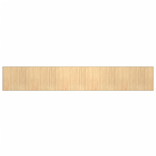 Rug Rectangular Light Natural 80x1000 cm Bamboo Rug Rectangular Light Natural 80x1000 cm Bamboo