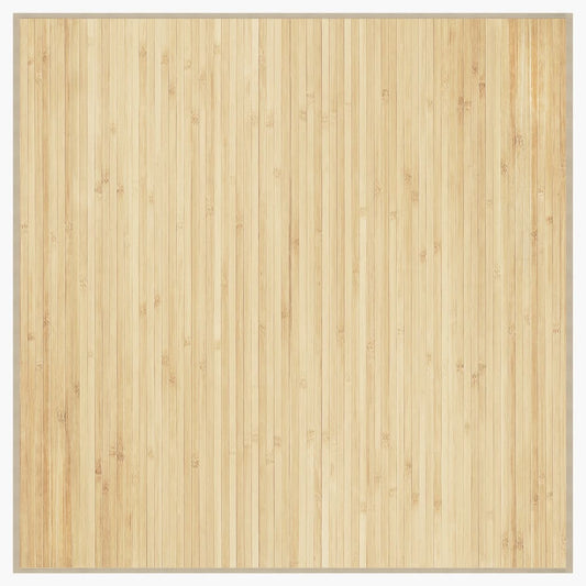 Rug Square Light Natural100x100 cm Bamboo Rug Square Light Natural100x100 cm Bamboo