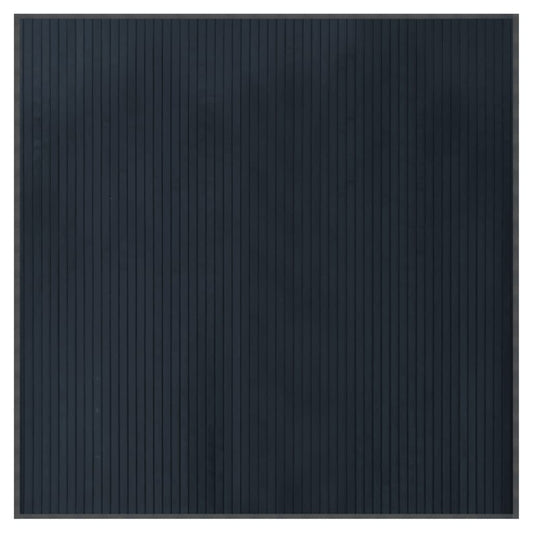 Rug Square Grey100x100 cm Bamboo Rug Square Grey100x100 cm Bamboo