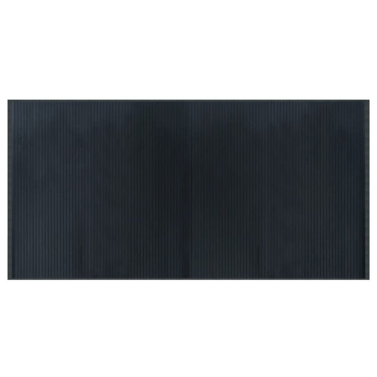 Rug Rectangular Grey100x200 cm Bamboo Rug Rectangular Grey100x200 cm Bamboo