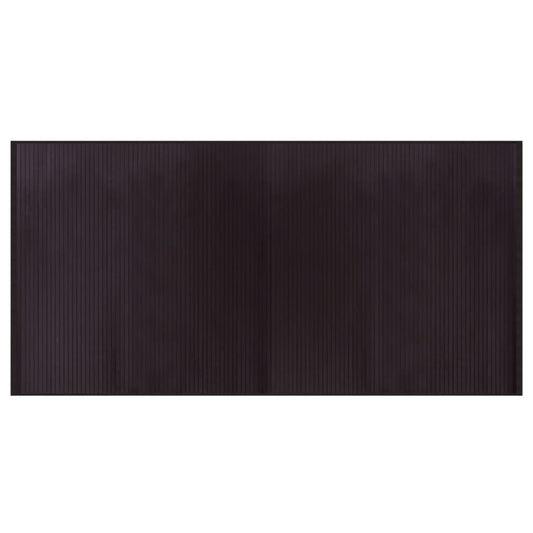 Rug Rectangular Dark Brown100x200 cm Bamboo Rug Rectangular Dark Brown100x200 cm Bamboo