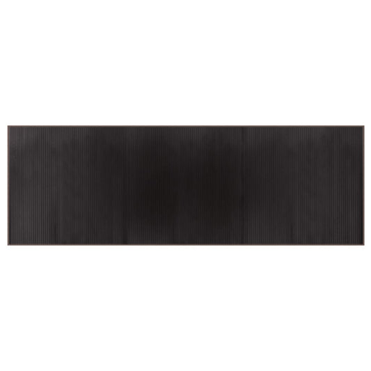 Rug Rectangular Dark Brown100x300 cm Bamboo Rug Rectangular Dark Brown100x300 cm Bamboo