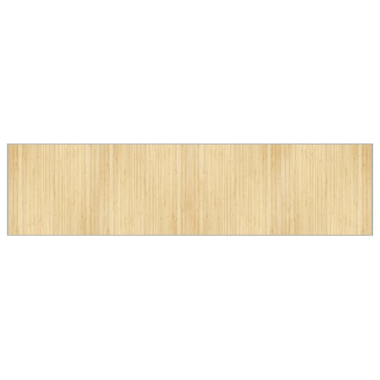 Rug Rectangular Light Natural 100x400 cm Bamboo Rug Rectangular Light Natural 100x400 cm Bamboo