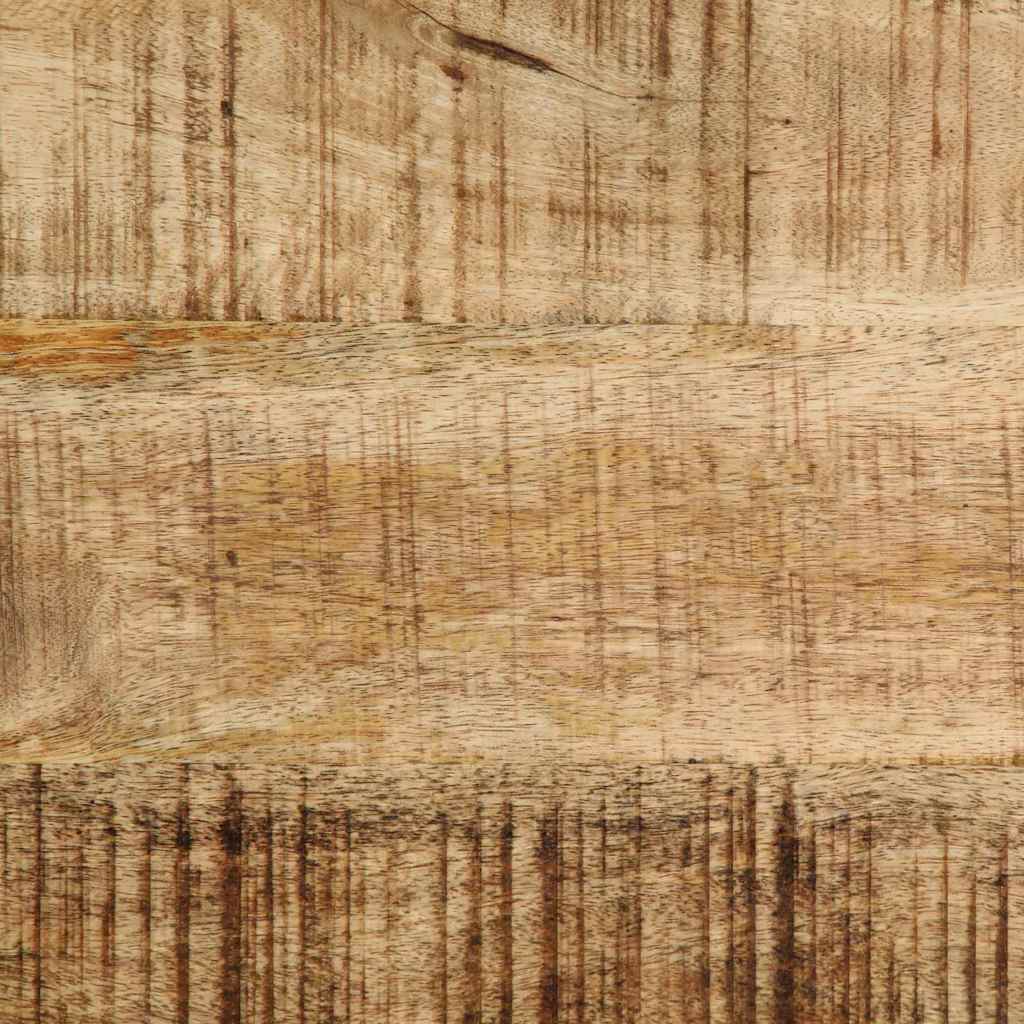 Bedside Table Brown 40 x 30 x 50 cm Solid Acacia Wood and Metal