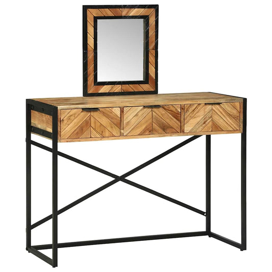 Dressing Table Brown 100 x 40 x 120 cm Solid Acacia wood Dressing Table Brown 100 x 40 x 120 cm Solid Acacia wood
