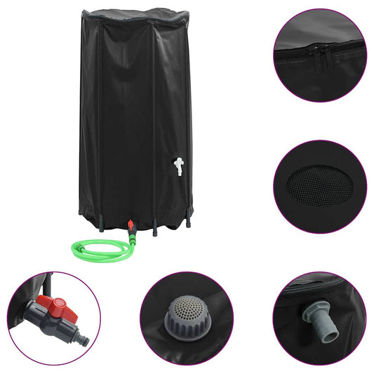 Water Tank with Tap Foldable 250 L PVC Water Tank with Tap Foldable 250 L PVC