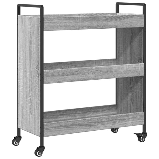 Kitchen Trolley Grey Sonoma 70x30x82 cm Engineered Wood Kitchen Trolley Grey Sonoma 70x30x82 cm Engineered Wood