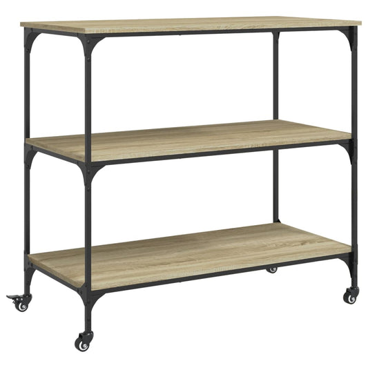Kitchen Trolley Sonoma Oak 102x50x95 cm Engineered Wood Kitchen Trolley Sonoma Oak 102x50x95 cm Engineered Wood