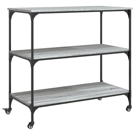 Kitchen Trolley Grey Sonoma 102x50x95 cm Engineered Wood Kitchen Trolley Grey Sonoma 102x50x95 cm Engineered Wood