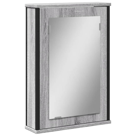 Bathroom Mirror Cabinet Grey Sonoma 42x12x60 cm Engineered Wood Bathroom Mirror Cabinet Grey Sonoma 42x12x60 cm Engineered Wood