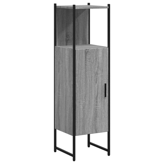 Bathroom Cabinet Grey Sonoma 33x33x120.5 cm Engineered Wood Bathroom Cabinet Grey Sonoma 33x33x120.5 cm Engineered Wood
