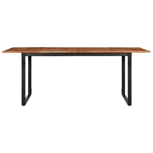 Dining Table 200x100x75 cm Solid Wood Acacia Dining Table 200x100x75 cm Solid Wood Acacia