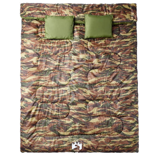 Double Sleeping Bag with Pillows for Adults Camping 3-4 Seasons Double Sleeping Bag with Pillows for Adults Camping 3-4 Seasons