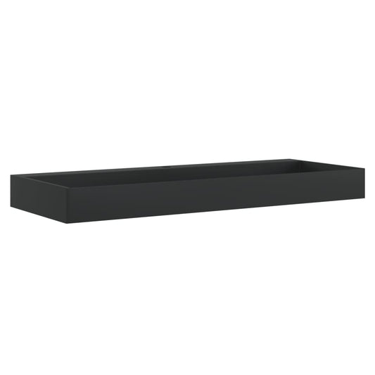 Wash Basin 120x46x11 cm Mineral Cast/Marble Cast Matt Black Wash Basin 120x46x11 cm Mineral Cast/Marble Cast Matt Black