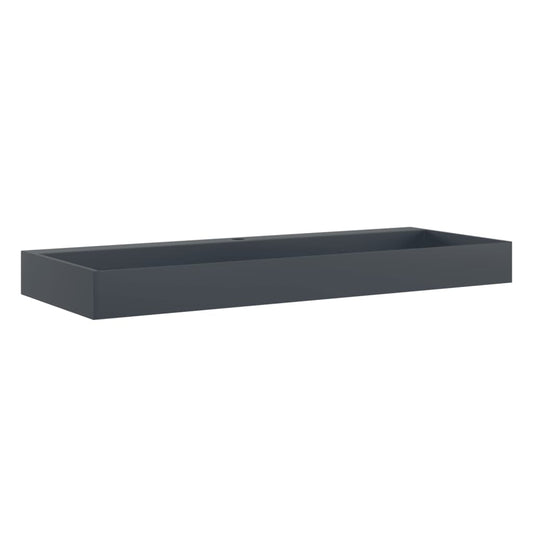 Wash Basin 120x46x11 cm Mineral Cast/Marble Cast Anthracite Wash Basin 120x46x11 cm Mineral Cast/Marble Cast Anthracite