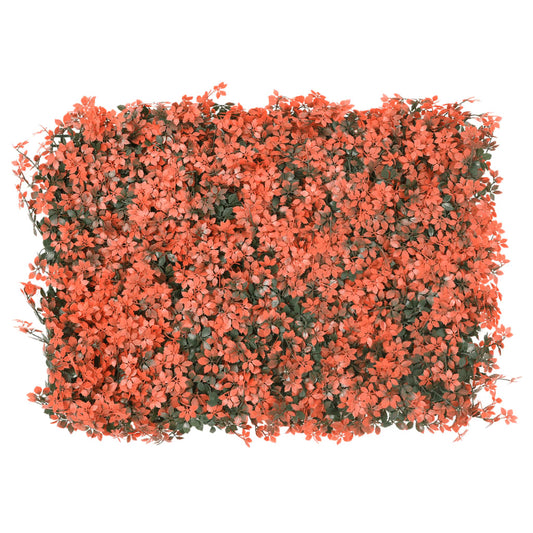 Artificial Maple Leaf Fence 24 pcs Light Red 40x60 cm Artificial Maple Leaf Fence 24 pcs Light Red 40x60 cm