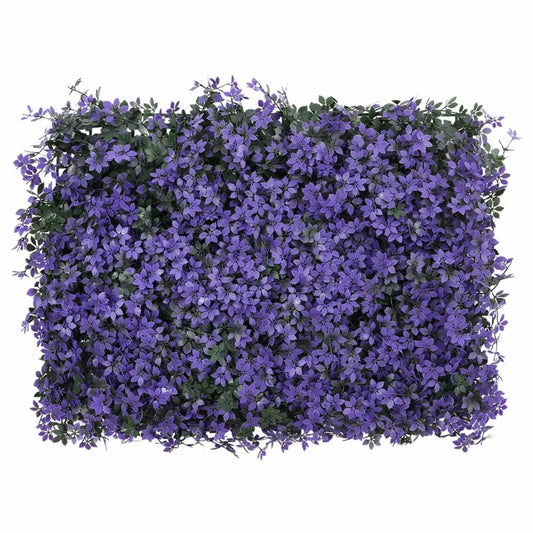 Artificial Leaf Fence 24 pcs Purple 40x60 cm Artificial Leaf Fence 24 pcs Purple 40x60 cm