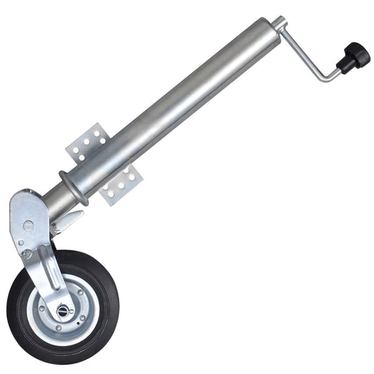 Trailer Jack Wheel 60mm with 2 Support Tubes and 2 Split Clamps Trailer Jack Wheel 60mm with 2 Support Tubes and 2 Split Clamps