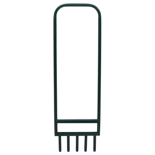 Lawn Aerator with 5 Hollow Tines Green Powder-coated Steel Lawn Aerator with 5 Hollow Tines Green Powder-coated Steel