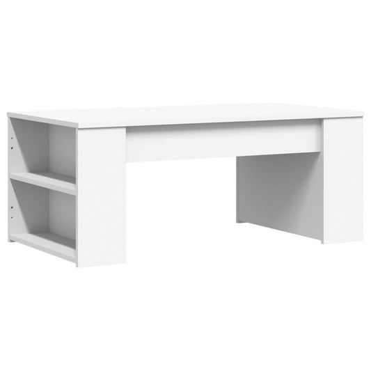 Coffee Table White 102x55x42 cm Engineered Wood Coffee Table White 102x55x42 cm Engineered Wood