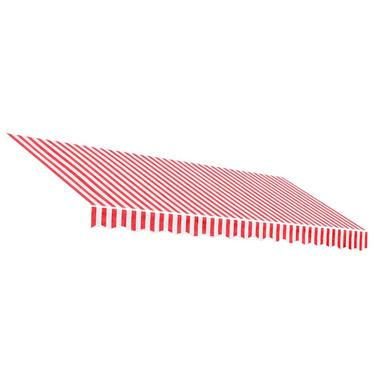 Awning Replacement Fabric Red and White 400x350 cm Polyester Awning Replacement Fabric Red and White 400x350 cm Polyester