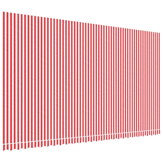 Awning Replacement Fabric Red and White 600x350 cm Polyester Awning Replacement Fabric Red and White 600x350 cm Polyester