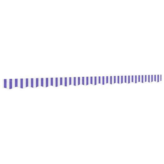 Awning Valance Replacement Blue and White Stripe 380x20 cm Awning Valance Replacement Blue and White Stripe 380x20 cm