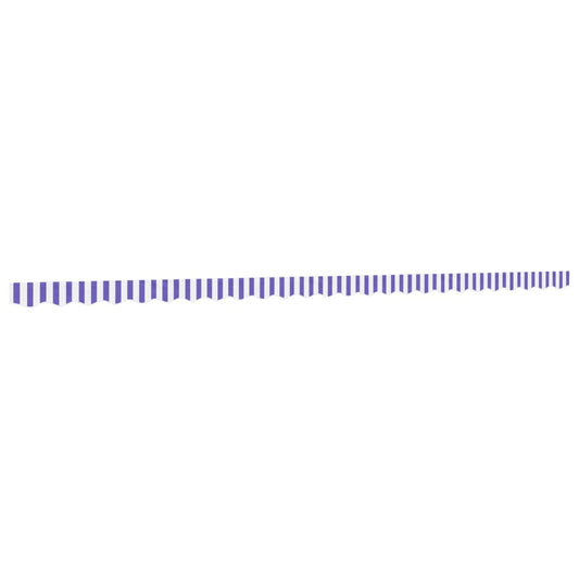 Replacement Fabric for Awning Valance Blue and White Stripe 6 m Replacement Fabric for Awning Valance Blue and White Stripe 6 m