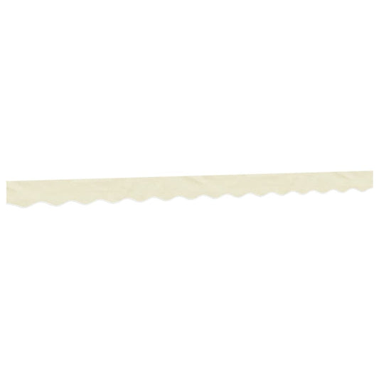 Replacement Fabric for Awning Valance Cream Stripe 3.5 m Replacement Fabric for Awning Valance Cream Stripe 3.5 m
