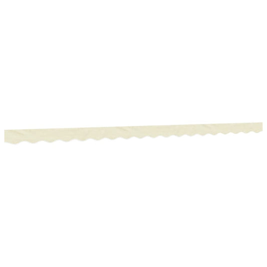 Replacement Fabric for Awning Valance Cream Stripe 4.5 m Replacement Fabric for Awning Valance Cream Stripe 4.5 m