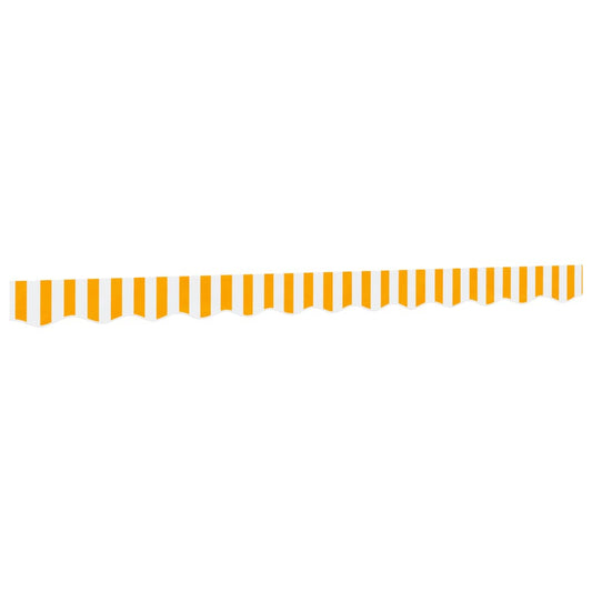 Replacement Fabric for Awning Valance Yellow and White Stripe 3 m Replacement Fabric for Awning Valance Yellow and White Stripe 3 m