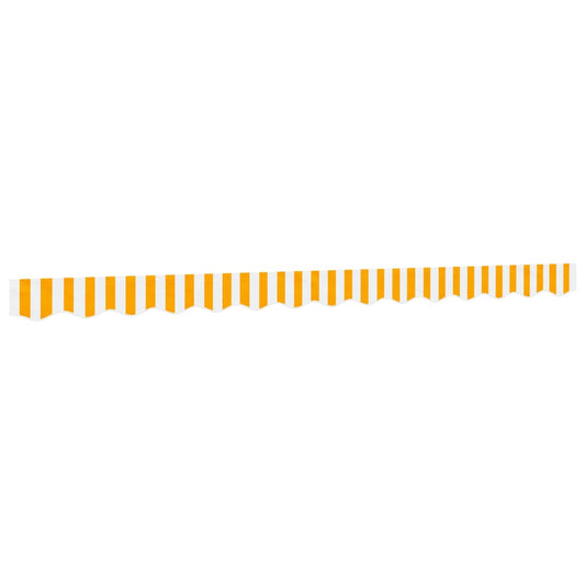 Replacement Fabric for Awning Valance Yellow and White Stripe 3.5 m Replacement Fabric for Awning Valance Yellow and White Stripe 3.5 m
