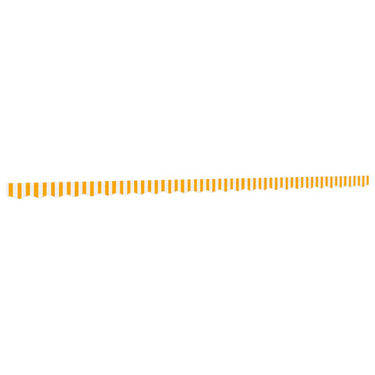 Replacement Fabric for Awning Valance Yellow and White Stripe 6 m Replacement Fabric for Awning Valance Yellow and White Stripe 6 m