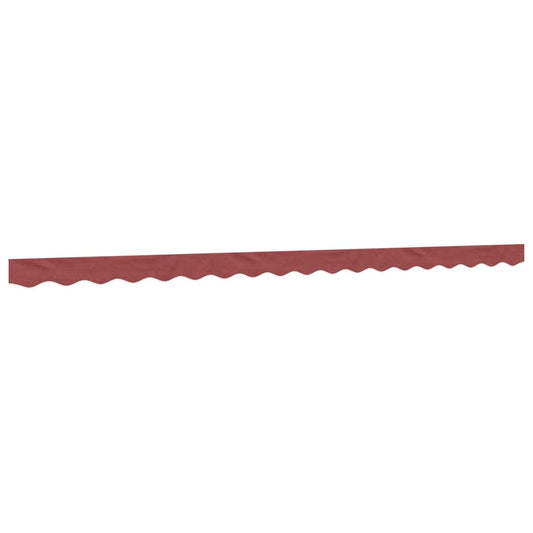 Replacement Fabric for Awning Valance Burgundy Stripe 4.5 m Replacement Fabric for Awning Valance Burgundy Stripe 4.5 m