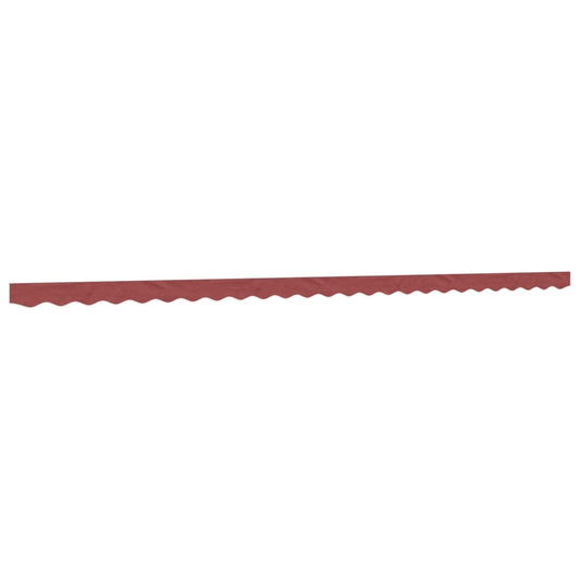 Replacement Fabric for Awning Valance Burgundy Stripe 6 m Replacement Fabric for Awning Valance Burgundy Stripe 6 m