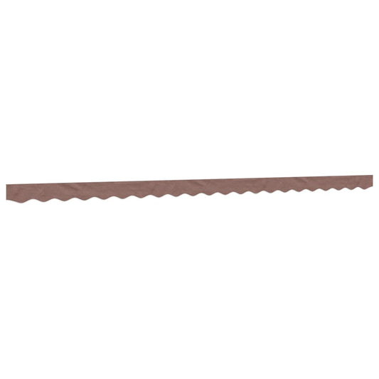 Replacement Fabric for Awning Valance Brown Stripe 5 m Replacement Fabric for Awning Valance Brown Stripe 5 m