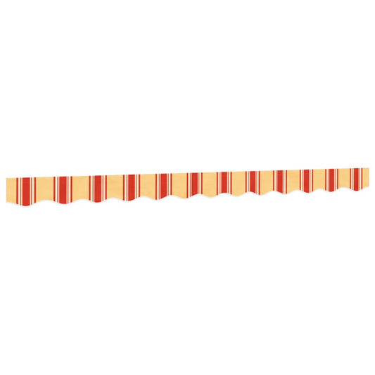 Replacement Fabric for Awning Valance Yellow and Orange Stripe 3 m Replacement Fabric for Awning Valance Yellow and Orange Stripe 3 m