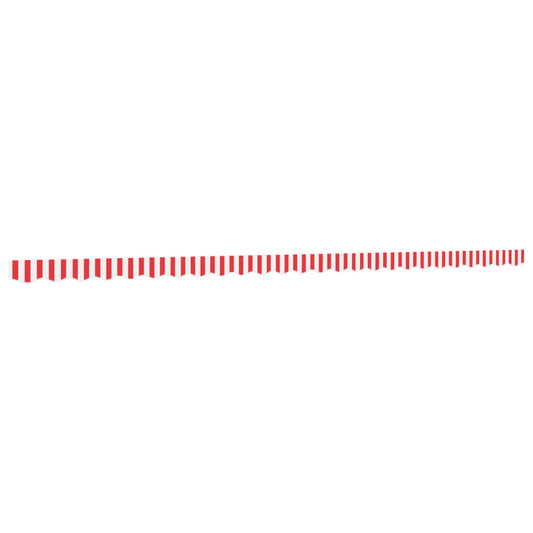 Replacement Fabric for Awning Valance Red and White Stripe 6 m Replacement Fabric for Awning Valance Red and White Stripe 6 m