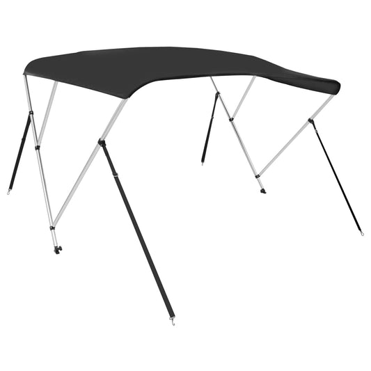 3-bow Bimini Top Black 183x160x137 cm 3-bow Bimini Top Black 183x160x137 cm