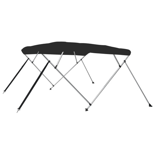4-bow Bimini Top Black 243x180x137 cm 4-bow Bimini Top Black 243x180x137 cm