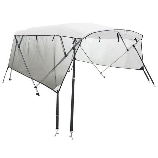 4-bow Bimini Top with Mesh Sidewalls 243x(200-213)x137 cm 4-bow Bimini Top with Mesh Sidewalls 243x(200-213)x137 cm