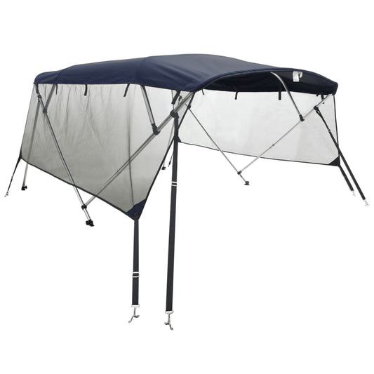 4-bow Bimini Top with Mesh Sidewalls 243x(230-244)x137 cm 4-bow Bimini Top with Mesh Sidewalls 243x(230-244)x137 cm