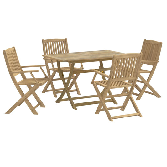 5 Piece Garden Dining Set Solid Wood Acacia 5 Piece Garden Dining Set Solid Wood Acacia