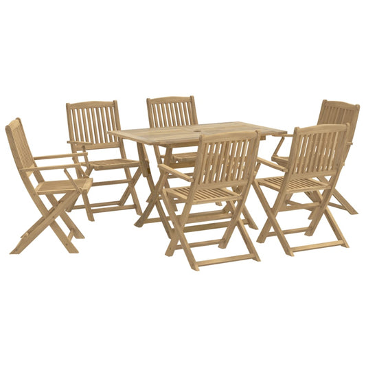 7 Piece Garden Dining Set Solid Wood Acacia 7 Piece Garden Dining Set Solid Wood Acacia