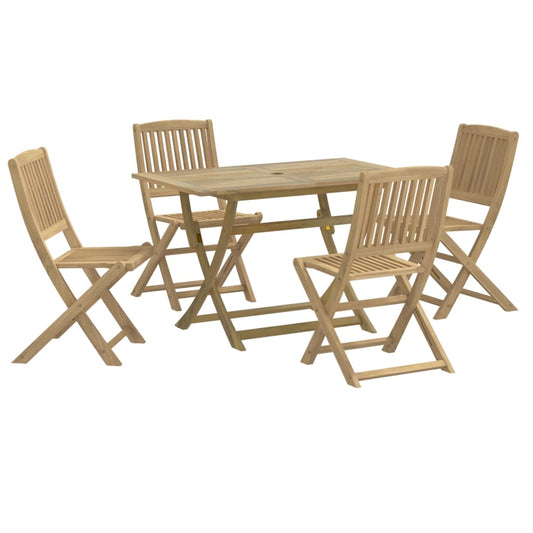5 Piece Garden Dining Set Solid Wood Acacia 5 Piece Garden Dining Set Solid Wood Acacia